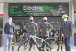 Andy Street at Electric Bike Shop in Sutton Coldfield