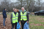 Mr Street with Andy Biddle, founder of Sutton Coldfield Litter action Group