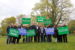 Andy Street with campaigners in Sutton Park